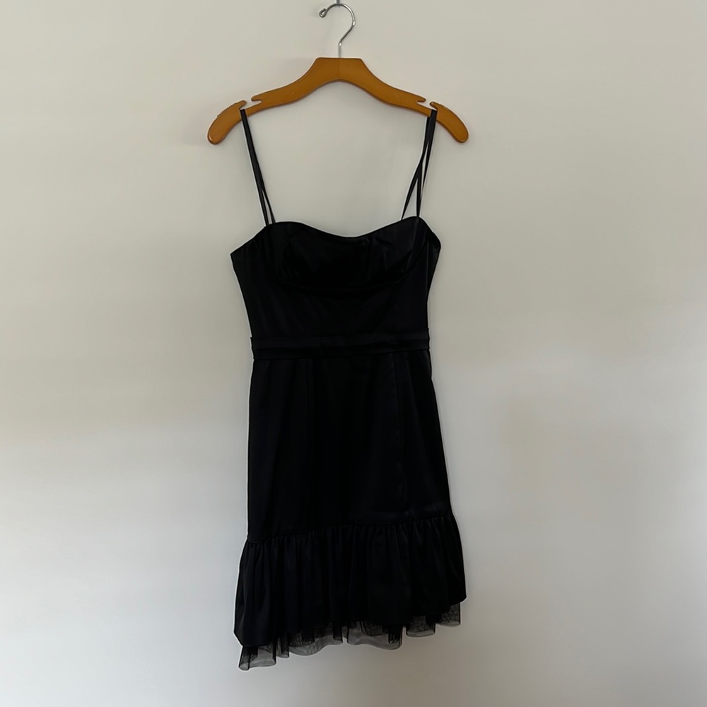 BCBG black corset dress
